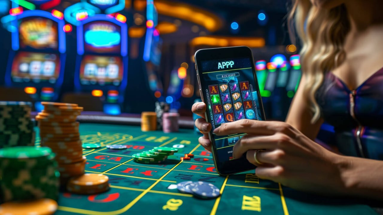 Antarmuka Bandar Poker live-dealer di aplikasi mobile new77